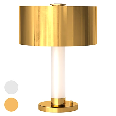 Luxury Ralph Lauren Desk Lamp 3D model image 1 