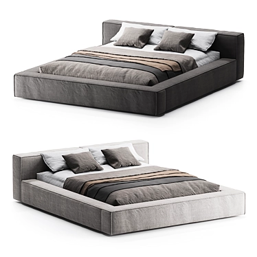 Luxury Sensation Bed Model 3D model image 1 