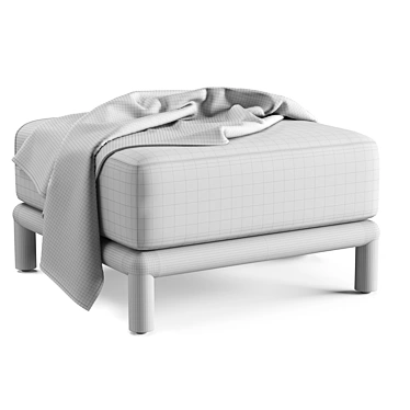 Rh Palma Aluminum Ottoman