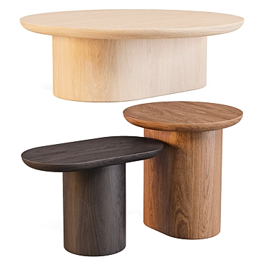 EStudioRain: Porto - Coffee and Side Tables Set 02