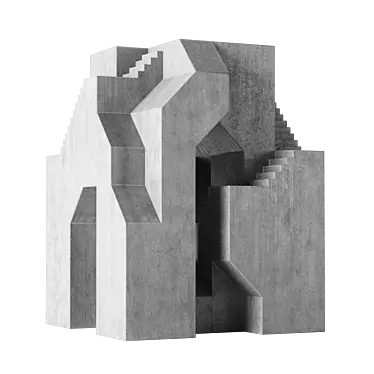 Concrete Sculpture Replica by UMEMOTO 3D model image 1 