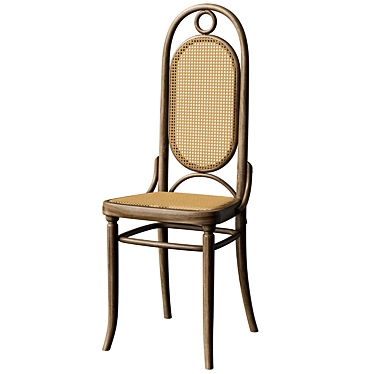 Vintage Thonet Model 17 Royalty 3D model image 1 