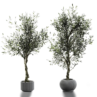 Artificial Branches in Vases 3D model image 1 