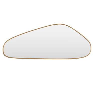 Modern Asymmetrical Wall Mirror 3D model image 1 