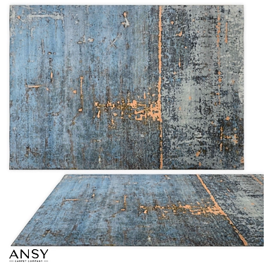 Handmade Skyline Modern Rug (№3694) 3D model image 1 