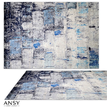 Handmade ANSY Modern Collection Rug 3D model image 1 