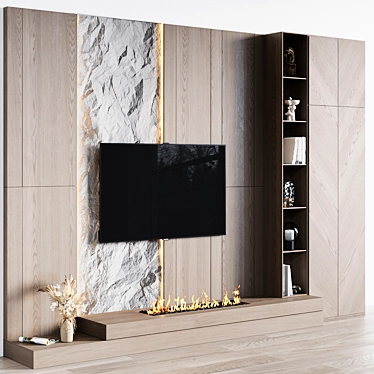 TV Wall Collection: High-Quality 3D Model 3D model image 1 