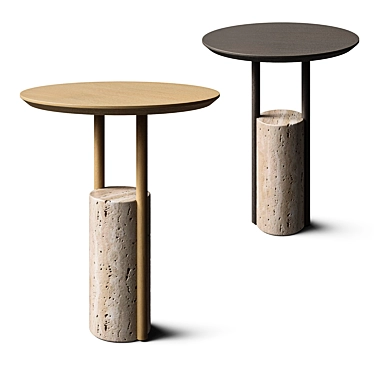 Modern Refined Zanco Side Table 3D model image 1 