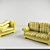 Classic Divan and Sofa 3D model small image 1