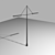 Sleek Urban Street Lamp 3D model small image 1