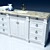 Traditional English Style Bathroom Furniture 3D model small image 1