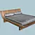 Cozy Dream: Textured Bed 3D model small image 1