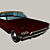 Classic 64 Ford Thunderbird 3D model small image 1