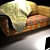 Modern Texture Sofa 3D model small image 1