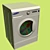 Efficient Washing Machine: Optimal Performance, Quick Results 3D model small image 1