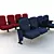 Cinema Hall Armchairs: Comfortable Solution 3D model small image 1