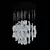 Ethereal Glow Glass Chandelier 3D model small image 1