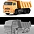  KAMAZ 6520 Low Poly Truck 3D model small image 1