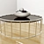 Elegant Minotti Table: Perfect Blend of Style and Function 3D model small image 1