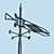 Vintage Wind Direction Indicator 3D model small image 1
