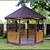 Stylish Outdoor Retreat: Gazebo 3D model small image 1