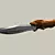 Lion Head Blade 3D model small image 1