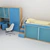 Kids Textured Furniture Set 3D model small image 1