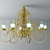 Title: Golden Elegance Chandelier 3D model small image 1