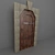 Sauna Wood Door 3D model small image 1