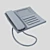 Poly Max 2009 Wired Phone 3D model small image 1