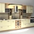 Sleek Illumination: Archive-Inspired Kitchen 3D model small image 1