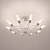 Elegant Crystal Chandelier: Lussole LSA-2813-10 3D model small image 1