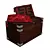 Title: Mountain Chalet Chest with Metal Corners 3D model small image 1