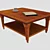 Grange Coffee Table: Bar-Inspired Wooden Accent 3D model small image 1