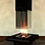 Profi Central Fireplace 3D model small image 1