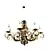 Elegant Crystal Chandelier 3D model small image 1