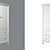 Modern Ikea HEMNÄS Wardrobe 3D model small image 1