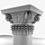 Classic Exterior Building Capitals: Pure Geometry 3D model small image 1