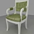 Elegant Vintage Chair 3D model small image 1