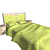 Sleek Keri Bed & Side 3D model small image 1