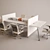 Sleek Office Table: Functional and Stylish 3D model small image 1