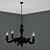 Elegant Illumination: MOOOI Chandelier 3D model small image 1