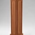 Wooden Column: Authentic Design, Textured, Compatible with 3DS Max & Vray 3D model small image 1
