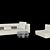 Elegant Living Set: Sofa & Armchair 3D model small image 1
