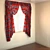 Elegant Italian Corded Curtains 3D model small image 1