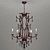 Elegant Pagoda Chandelier by Arteriors 3D model small image 1