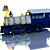 Dream Express: Blue and Gold Toy Train 3D model small image 1