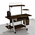 Sleek Computer Desk: Model TT-500B 3D model small image 1