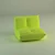 Elegant Togo Armchair by Ligne Roset 3D model small image 1