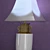 Elegant Alexandra Desk Lamp 3D model small image 1